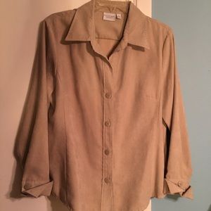 Sonoma Life + Style large shirt, light cream
